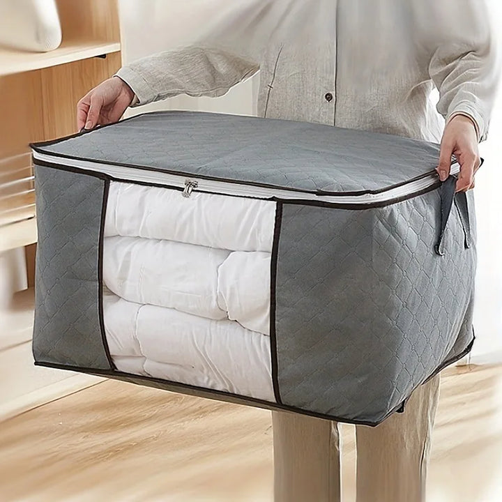 Extra Large Handle Storage Bag – Portable Organizing Solution for Clothing & Quilts